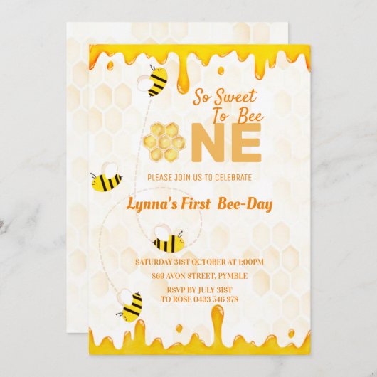 Schattige Zo lief om 1e verjaardag bij te zijn Kaart (Voorkant / Achterkant)