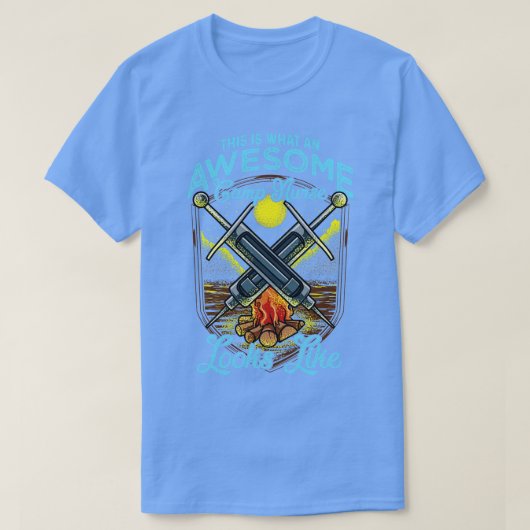 Schattige, zo ziet een Geweldige kampverpleegster  T-shirt (Design voorkant)