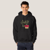 Schattige zoet als appeltaartkoks hoodie (Voorkant volledig)