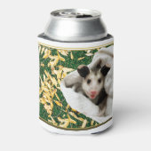 Schattige Zoete Baby Opossum Blikjeskoeler (Blikje Achterkant)