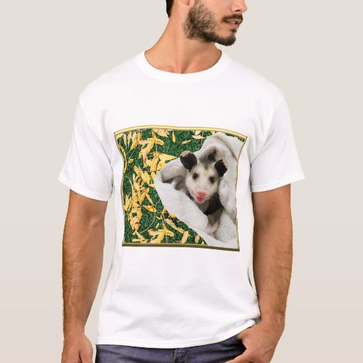 Schattige Zoete Baby Opossum T-shirt (Voorkant)