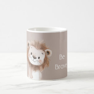 Schattige Zoete Bruine Leeuw Koffiemok