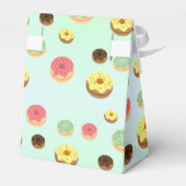 schattige zoete donuts Verjaardagsfeestje Girly pa Bedankdoosjes (Achterkant)