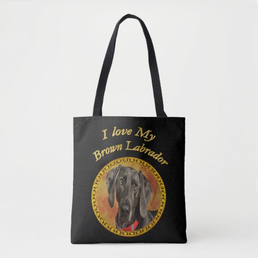 Schattige zoete labrador canine puppy dog tote bag (Voorkant)