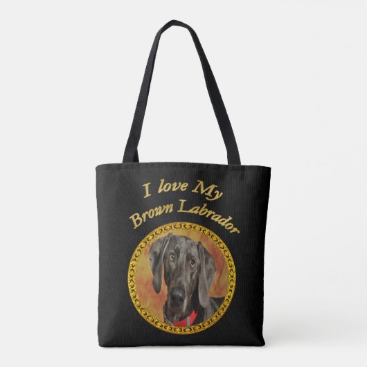 Schattige zoete labrador canine puppy dog tote bag (Achterkant)