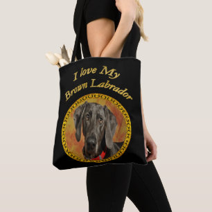 Schattige zoete labrador canine puppy dog tote bag