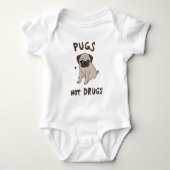 Schattige zoete puggen romper (Voorkant)