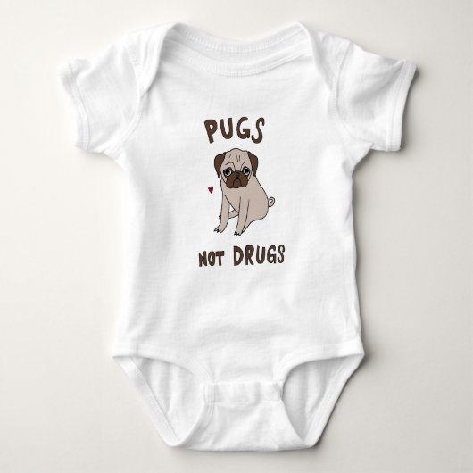 Schattige zoete puggen romper (Voorkant)