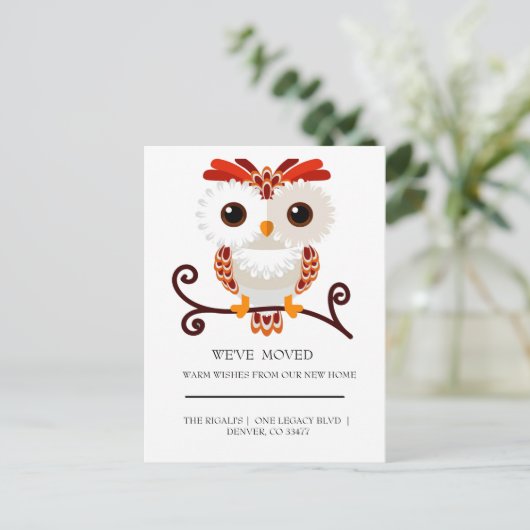 schattige, zoete    woning briefkaart (Staand voorkant)