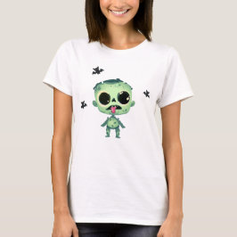 Schattige Zombie Halloween T-shirt