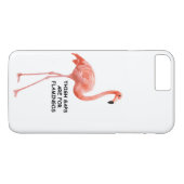 Schattige Zomer Inspirerend Roze Flamingo Case-Mate iPhone Case (Achterkant (Horizontaal))