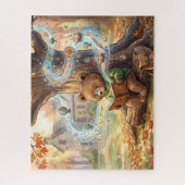 Schattige zomer studieread beer legpuzzel (Verticaal)