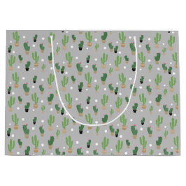 Schattige zomercactus patroon groot cadeauzakje