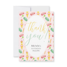 Schattige Zomerfeest Waterverf Illustratiepatroon