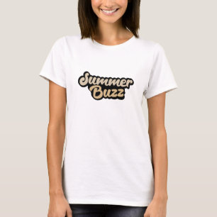 Schattige zomergrafisch T-shirt, hippe vakantie zo T-shirt