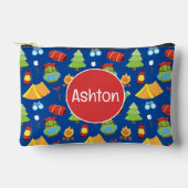 Schattige zomerkamp patroon etui (Voorkant)