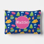 Schattige zomerkamp patroon etui (Voorkant)