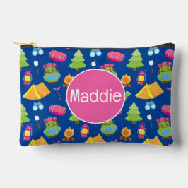 Schattige zomerkamp patroon etui