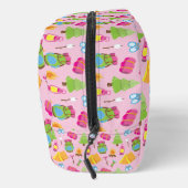 Schattige zomerkamp patroon toilettasje (Rechts)