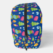 Schattige zomerkamp patroon toilettasje (Rechts)