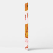 Schattige zomerpatroon met oranje peren. Case-Mate iPhone case (Achterkant / Rechts)