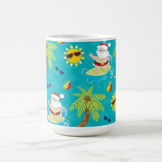 SCHATTIGE ZOMERSURFEN KERSTMIS SINTERKLAAS KOFFIEMOK (Center)