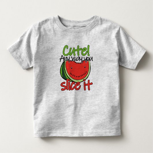 schattige zomerwatermeloen kinder shirts (Voorkant)