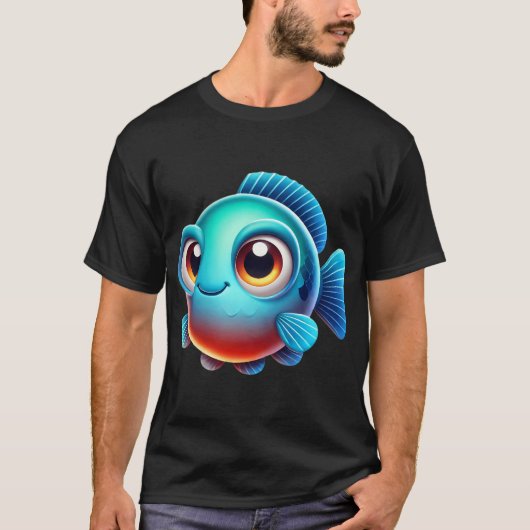 Schattige zonnebaars t-shirt (Voorkant)