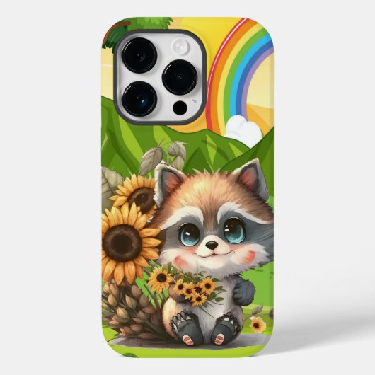 schattige zonnebloem-liefhebbers Case-Mate iPhone case (Achterkant)