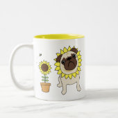 Schattige zonnebloempjes voor Mokken - optionele t (Links)