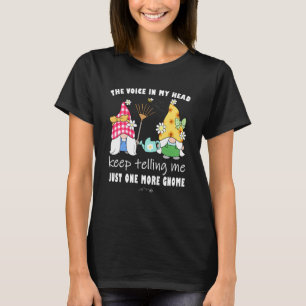 Schattige zonnebloemtuinkabouter met bijen en bloe t-shirt