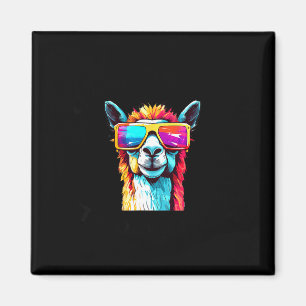 Schattige Zonsverduistering Lama 8 april Magneet