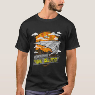 Schattige zou ik liever hangen zweefvliegen hangli t-shirt