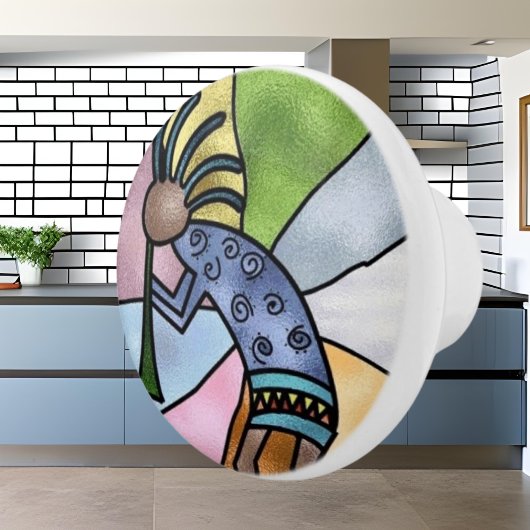 Schattige zuidwestelijke kamer decor faux gebrands keramische knop