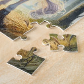 Schattige zuivel Koe Eenhoorn Legpuzzel (Zijkant)