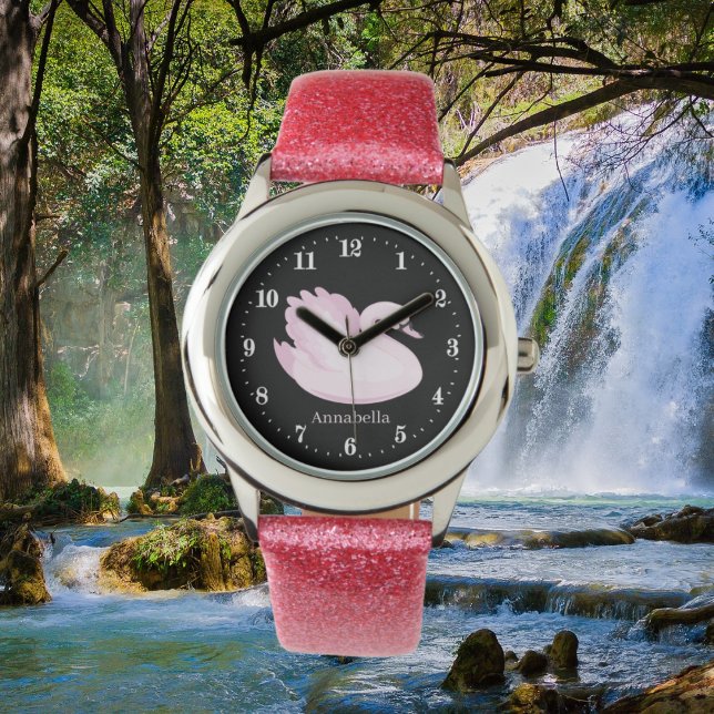 schattige zwanenliefvogel Kijk uit Horloge (Creator heeft geüpload)