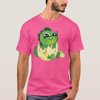 Schattige Zwanger Dino Ei Dinosaurus Motief Voor M T-shirt