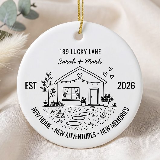 Schattige zwangerschapsaankondiging keramisch ornament