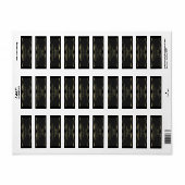 Schattige zwart en goud geometrisch retour adres l etiket (Full Sheet)