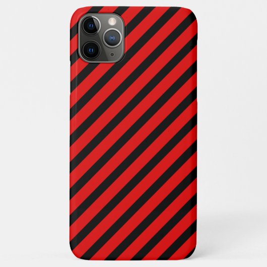 Schattige zwart en rood patroon Case-Mate iPhone case (Achterkant)