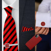 Schattige zwart en rood patroon Case-Mate iPhone case