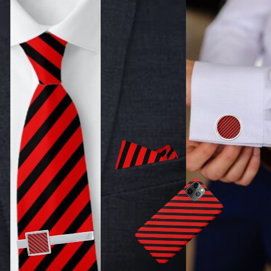 Schattige zwart en rood patroon Case-Mate iPhone case