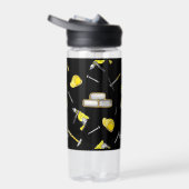Schattige Zwart Geel de Stortingspatroon van de Bo Waterfles (Rechts)