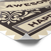 Schattige zwart lab in rode pick-up truck poster (Hoek)