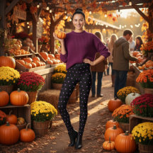 Schattige zwart Paarse polka dots patroon