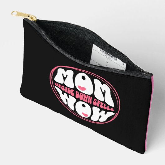  Schattige Zwart Roze Mama Etui (Open)