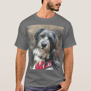 Schattige zwart-wit Doodle Dog T-shirt