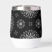 Schattige zwart-wit dot art patroon (Achterkant)