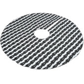 Schattige zwart & wit kerstbomen scandinavisch kerstboom rok (Gekanteld)