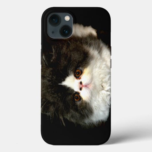 Schattige zwart wit kitten foto Case-Mate iPhone case (Achterkant)